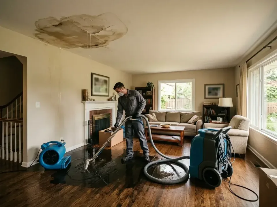 attic-pipe-burst-ceiling-drip-008 — frequently asked questions, Water Damage Restoration & Carpet Care in Buffalo, NY